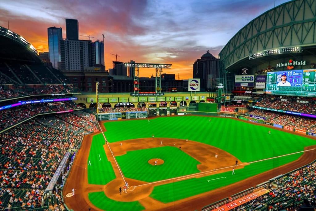 Appartamento U3 Penthouse Houstonw Car Astros W Skyline-View Esterno foto